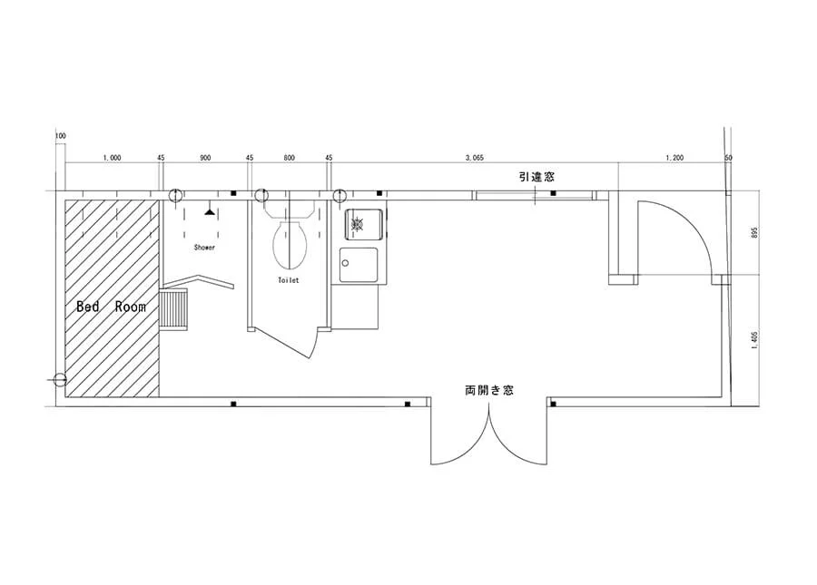 ユニットハウス事例図面