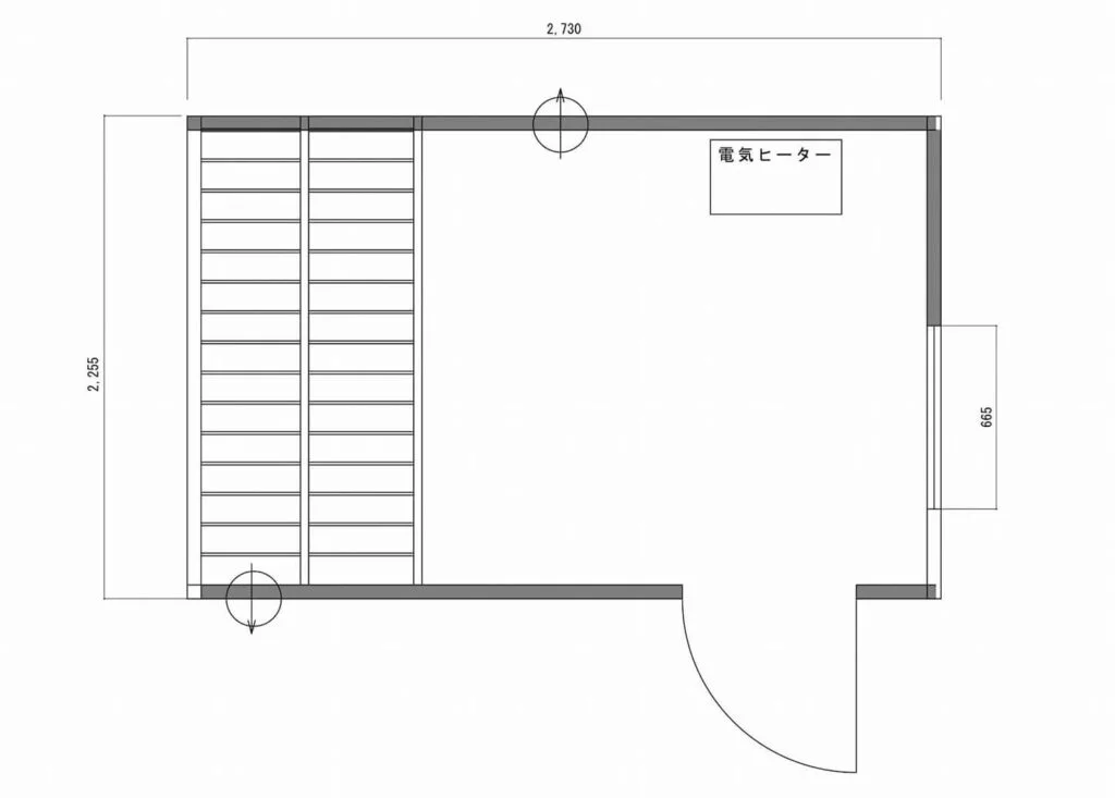 サウナハウスTYPE-A図面