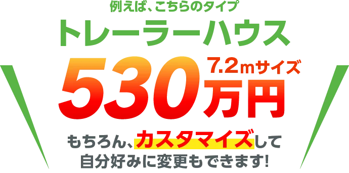 トレーラーハウス価格