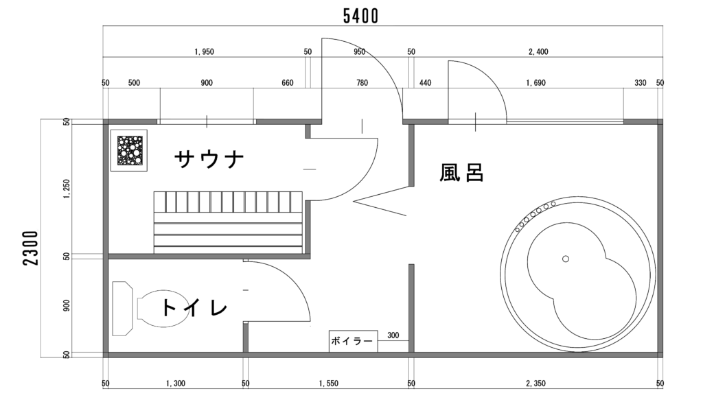 ジャグジーハウス図面