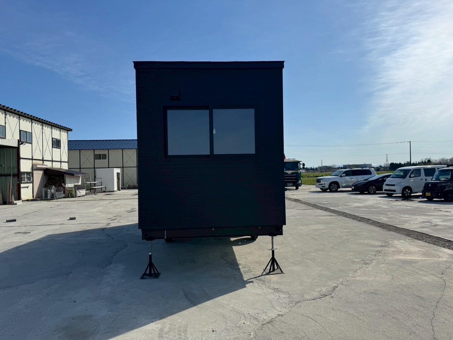 学習塾用トレーラーハウス外観5